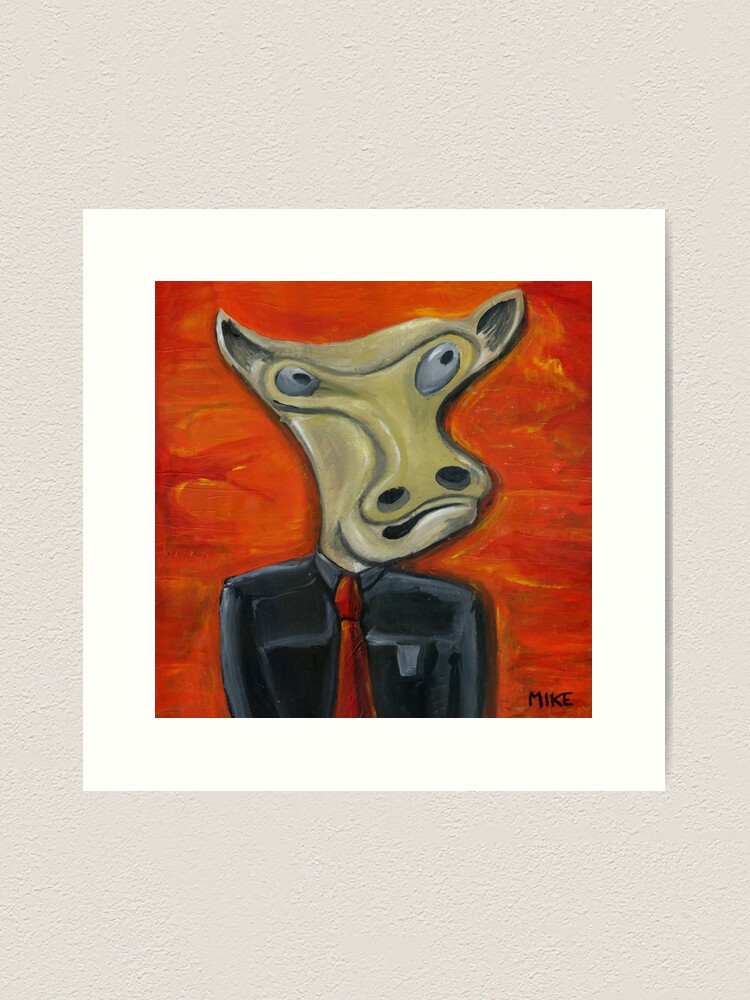 Thumbnail 2 of 3, Art Print, Bovine Friday designed and sold by mikehealy.
