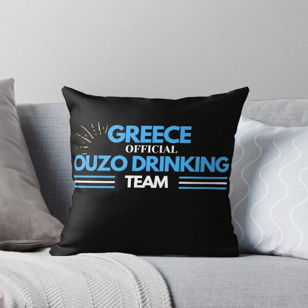Item preview, Greece Official Ouzo Drinking Team Design designed and sold by wholigans.