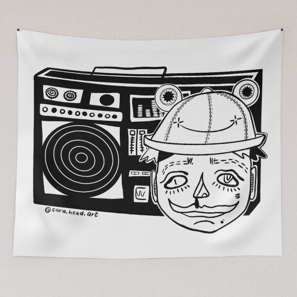 Item preview, radio kid  designed and sold by Sara Head.