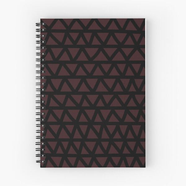 Item preview, Zig-zag dibujado a mano rojo oscuro y negro - patrón abstracto designed and sold by misentangled.
