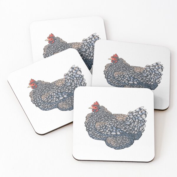 Item preview, Barred Rock Chicken (Laying Down) designed and sold by eleary.