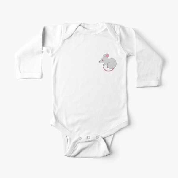 Gremy - Albino Rat Long Sleeve Baby One-Piece