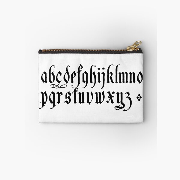 Item preview, Flourished blackletter alphabet designed and sold by herracaligari.