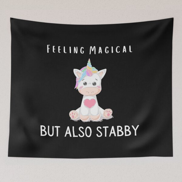 Item preview, Feeling magical and also stabby designed and sold by jkulling.