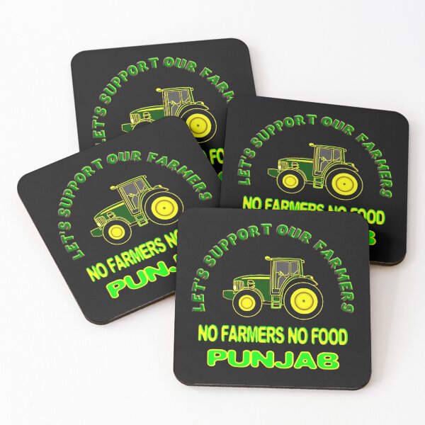 Item preview, LET'S SUPPORT OUR FARMERS PUNJAB designed and sold by Ralek.