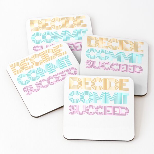 Item preview, Decide, commit, succeed  designed and sold by yeamin0.
