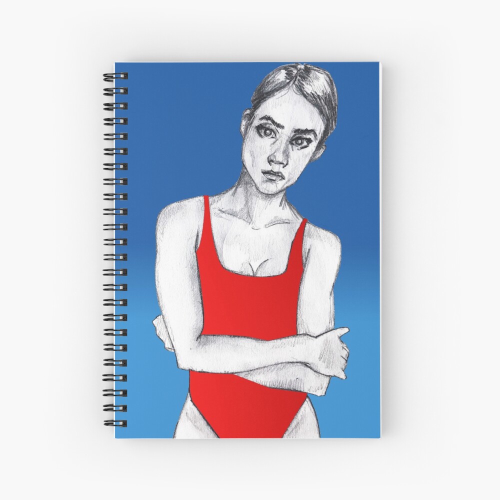 "Copia de Fit girl in swimsuit 2" Spiral Notebook by Thelobov Redbubble