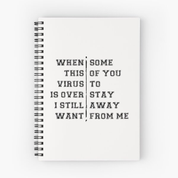 Item preview, Copy of WHEN THIS VIRUS IS OVER I STILL WANT SOME OF YOU TO STAY AWAY FROM ME designed and sold by Bombastik.