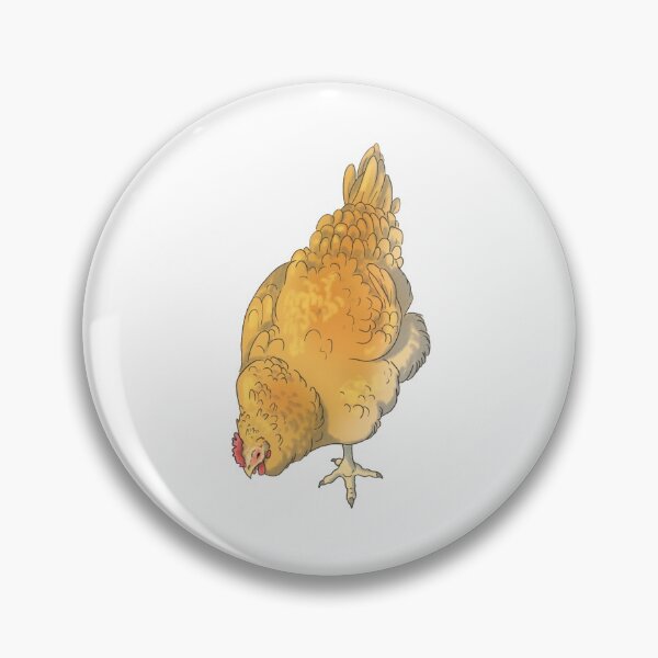 Item preview, Buff Orpington Chicken Pecking designed and sold by eleary.