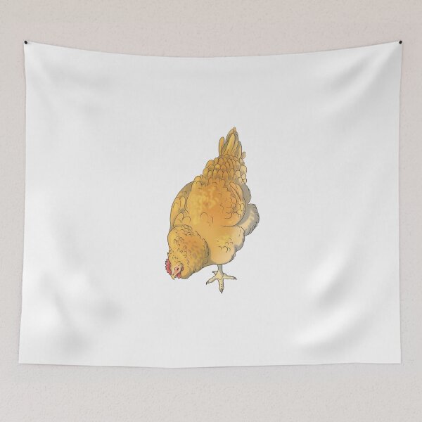 Item preview, Buff Orpington Chicken Pecking designed and sold by eleary.