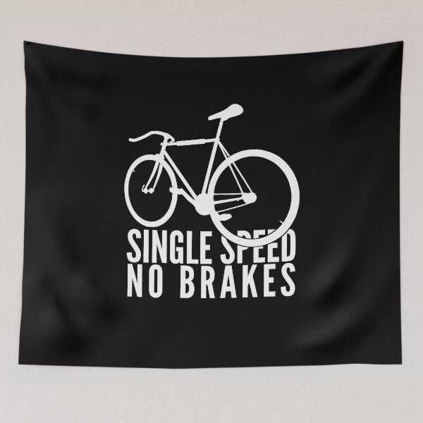 Artikelvorschau, Single Speed No Brakes | Fixed Gear Cycling entworfen und verkauft von CozyMarket.
