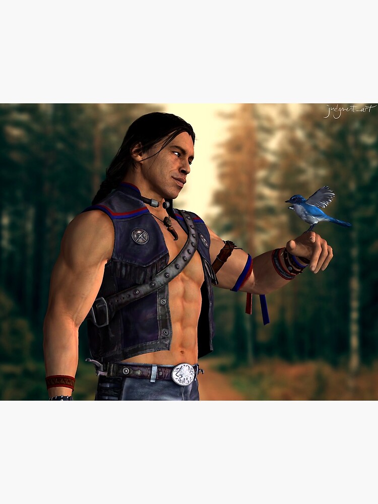 Carte de vœux for Sale avec l'œuvre « Nightwolf oiseau chanteur