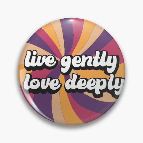 Item preview, Live Gently Love Deeply (purple) designed and sold by laureneyler.