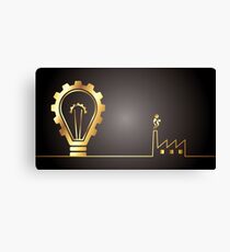 environmental bulb idea Canvas Print