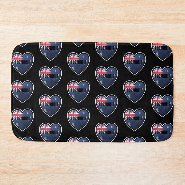Item preview, Australia Heart Icon with Bold Text and Flag Overlay designed and sold by dylanxh.