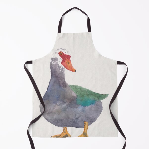 Item preview, Muscovy Duck watercolor bird painting designed and sold by TheWaterBirds.