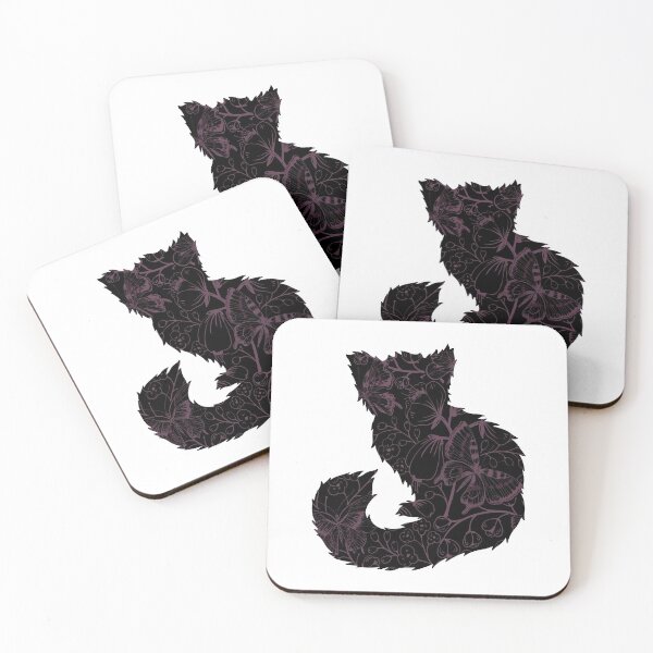 Item preview, Cute Red Panda Silhouette with Butterflies designed and sold by Cute  Pawz.