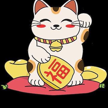 Maneki Neko Kawaii Blanco