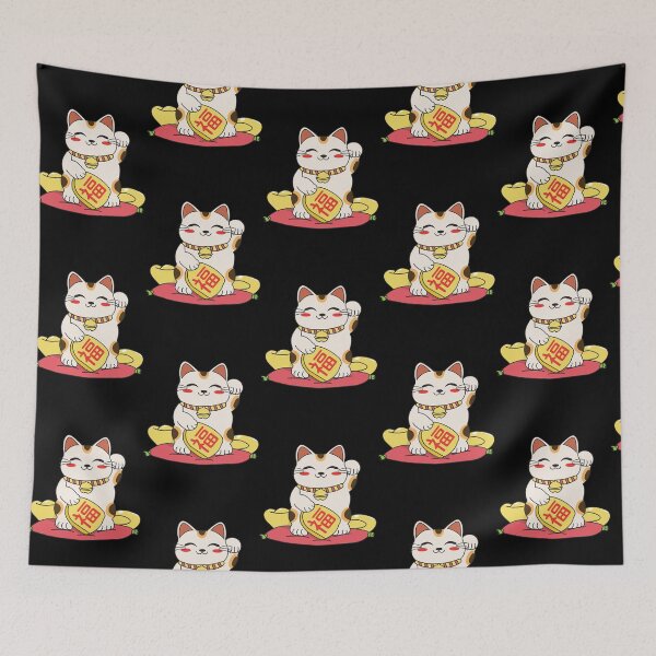 Item preview, Kawaii Maneki Neko designed and sold by YueHeng Creates ⭐⭐⭐⭐⭐.