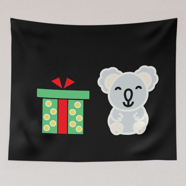 Item preview, Koality Christmas - cute koala with a gift designed and sold by Erick  Tezó.