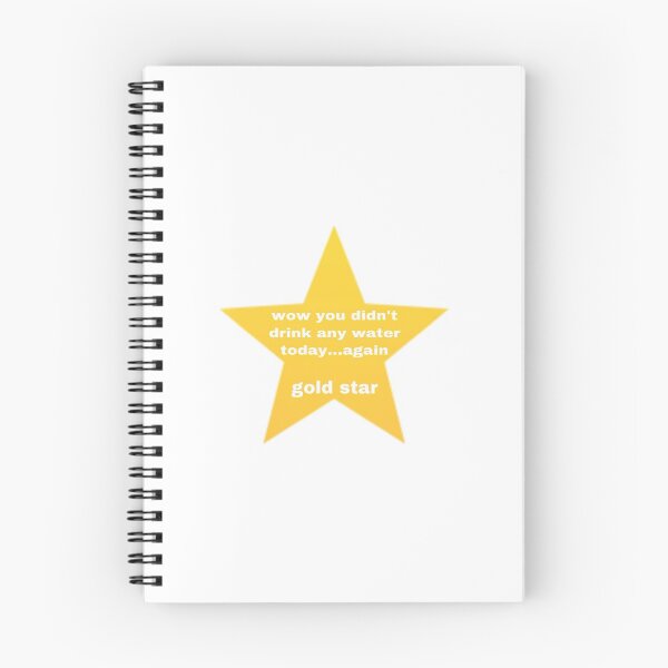 Item preview, dehydration gold star designed and sold by Elora H.