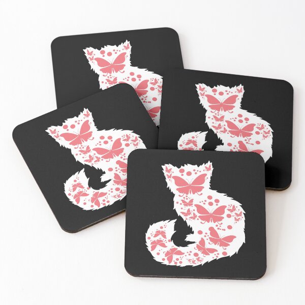 Item preview, Cute Red Panda Silhouette with Butterflies designed and sold by Cute  Pawz.