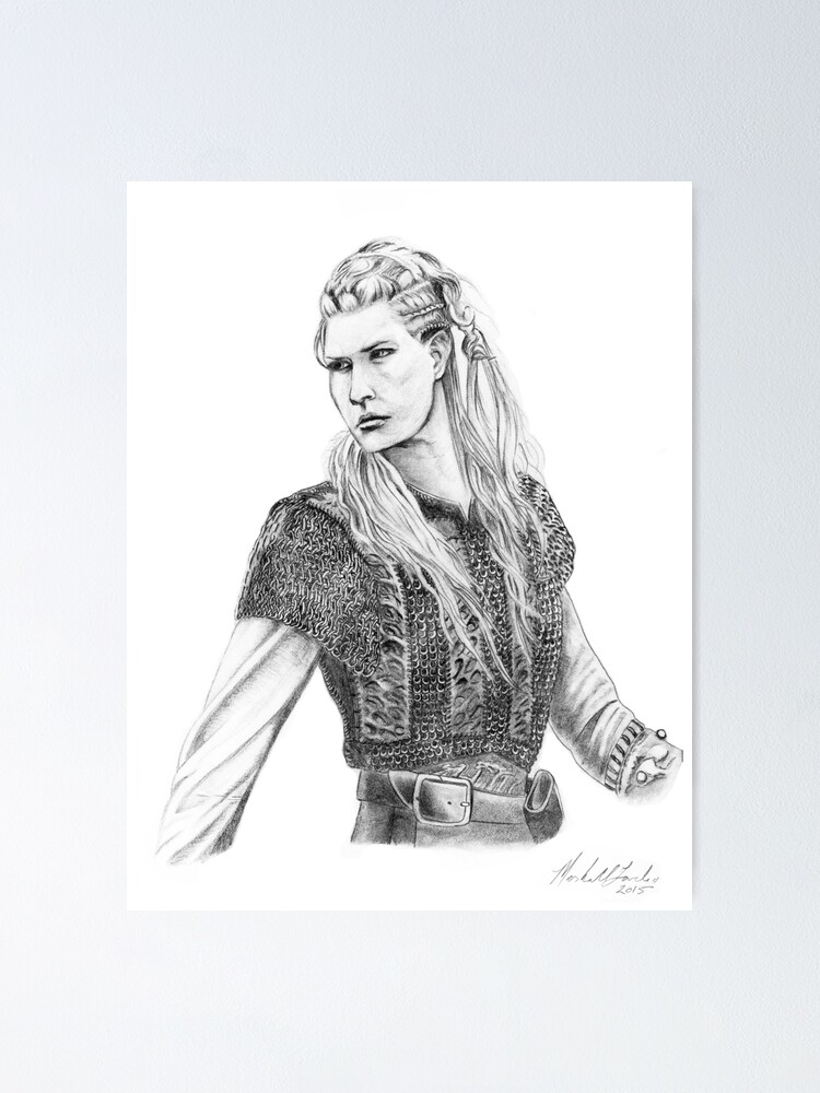 Viking Woman Poster By Onedeadman Redbubble