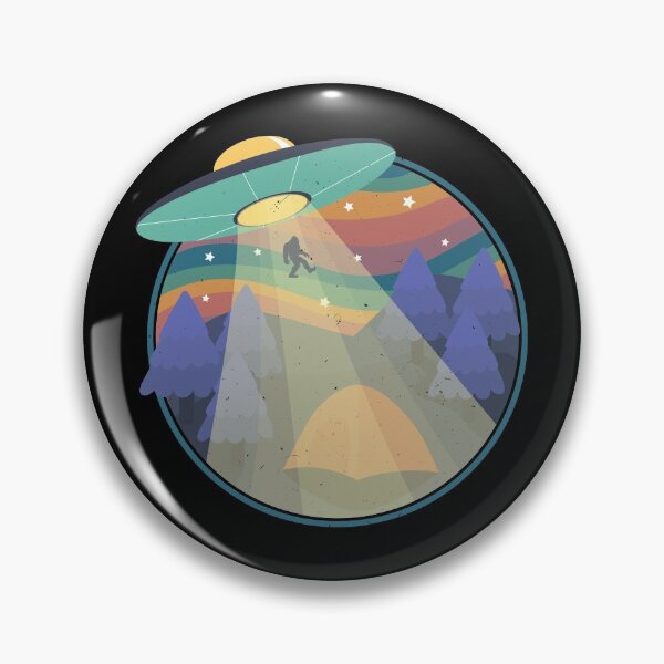 Item preview, Retro Sunset Alien UFO Camping Adventure. designed and sold by shirtdan.
