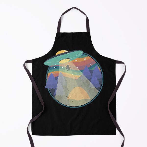 Item preview, Retro Sunset Alien UFO Camping Adventure. designed and sold by shirtdan.