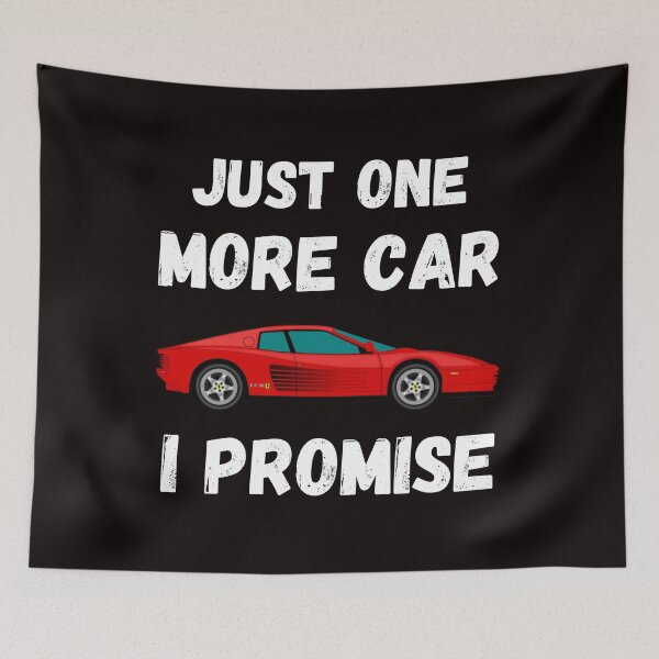 Item preview, Just One More Car designed and sold by WoodburyLake.