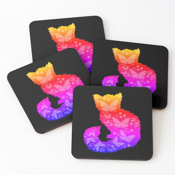 Item preview, Cute Red Panda Silhouette with Butterflies designed and sold by Cute  Pawz.