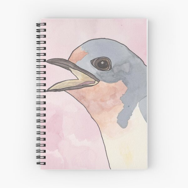 Item preview, Barn swallow watercolor art designed and sold by TheWaterBirds.