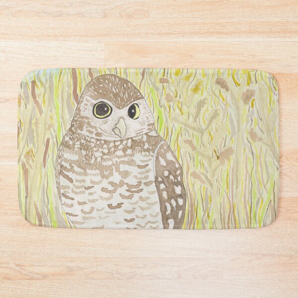 Item preview, Burrowing Owl watercolor bird designed and sold by TheWaterBirds.