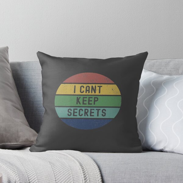 Item preview, I Cant Keep Secrets - Cool Distressed Sunset Novelty Graphic designed and sold by Dorkification.