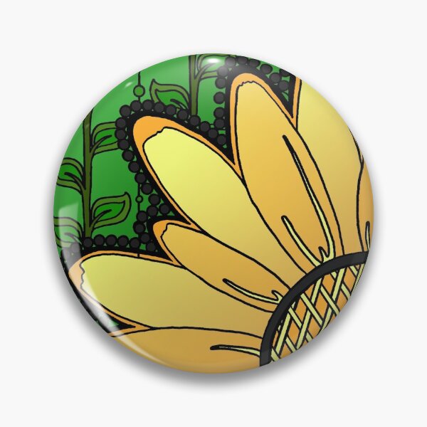 Item preview, Bold Geometric Sunflower  designed and sold by FioreCiliegia.