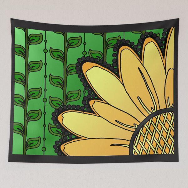 Item preview, Bold Geometric Sunflower  designed and sold by FioreCiliegia.