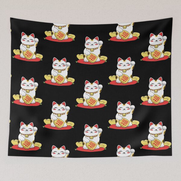 Item preview, Kawaii Maneki Neko designed and sold by YueHeng Creates ⭐⭐⭐⭐⭐.