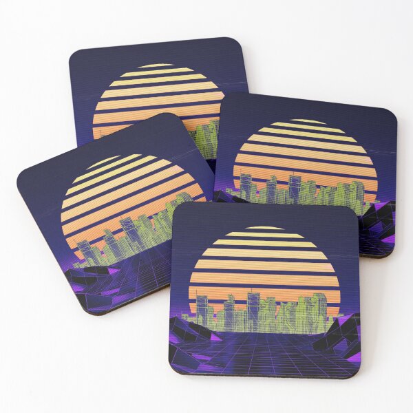Item preview, Synthwave Grid Scene: Purple designed and sold by SapphireTitan.