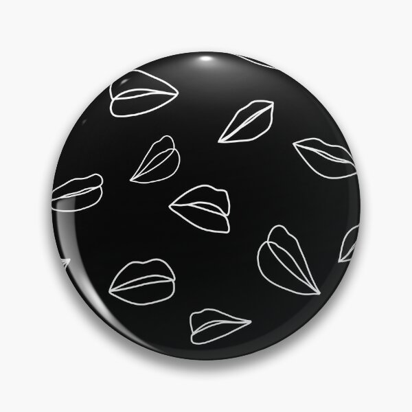 Item preview, Lip Splatter Lined No1 Black designed and sold by GaiaByMila.