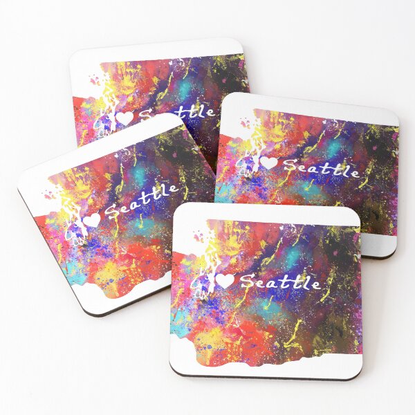 Item preview, Seattle Watercolor Map Yoga Quote Definition Desig designed and sold by vividpixelusa.