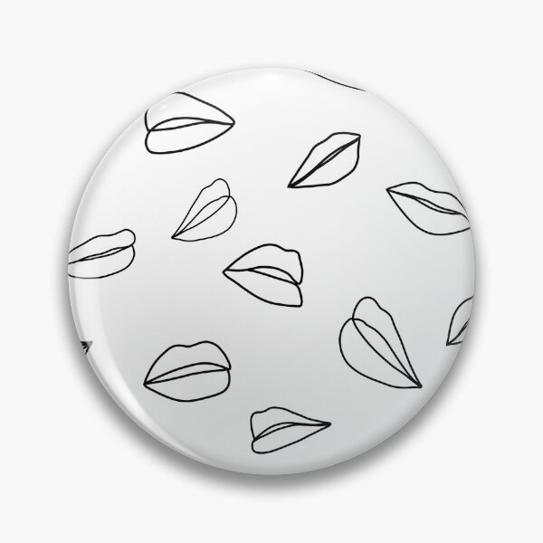 Item preview, Lip Splatter Lined No1 White designed and sold by GaiaByMila.