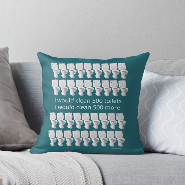 Item preview, I Would Clean 500 Toilets Funny Cleaning Humor designed and sold by SavvyCleaner.
