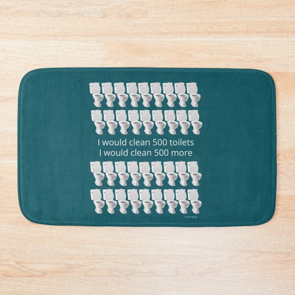Item preview, I Would Clean 500 Toilets Funny Cleaning Humor designed and sold by SavvyCleaner.