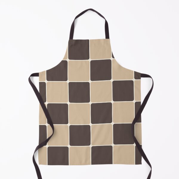 Item preview, Brown and Cream Squares Pattern designed and sold by urbnbodga.