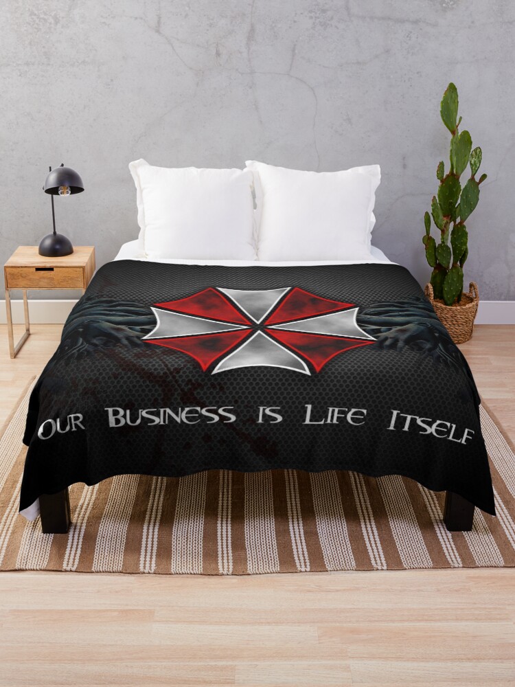 Thumbnail 1 of 6, Throw Blanket, Resident Evil designed and sold by alessiofano.