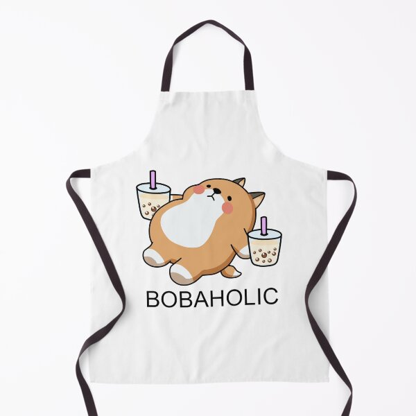 Item preview, Lazy Bobaholic Shiba Loves Boba! designed and sold by SirBobalot.