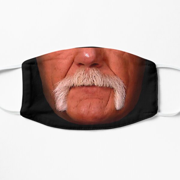 Mustache Mania Brother Flat Mask