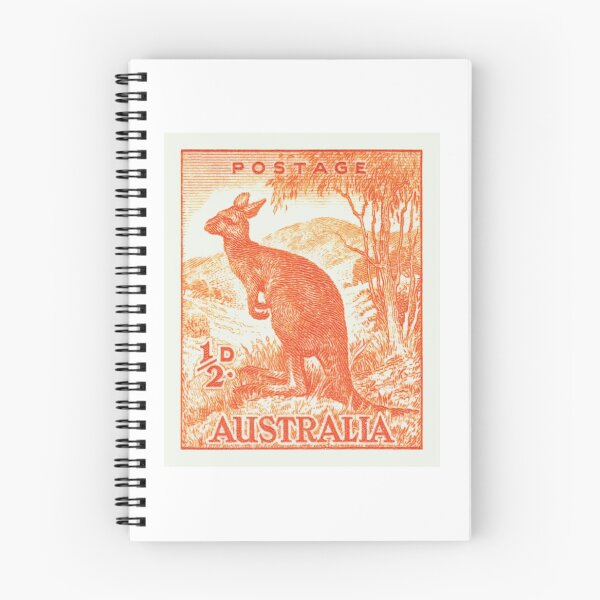 Artikelvorschau, 1949 AUSTRALIEN Kangaroo Briefmarke entworfen und verkauft von retrographics.