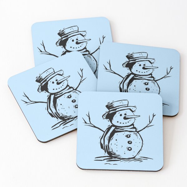 Item preview, snowman winter funny holiday Christmas cute drawing  designed and sold by shantiru.