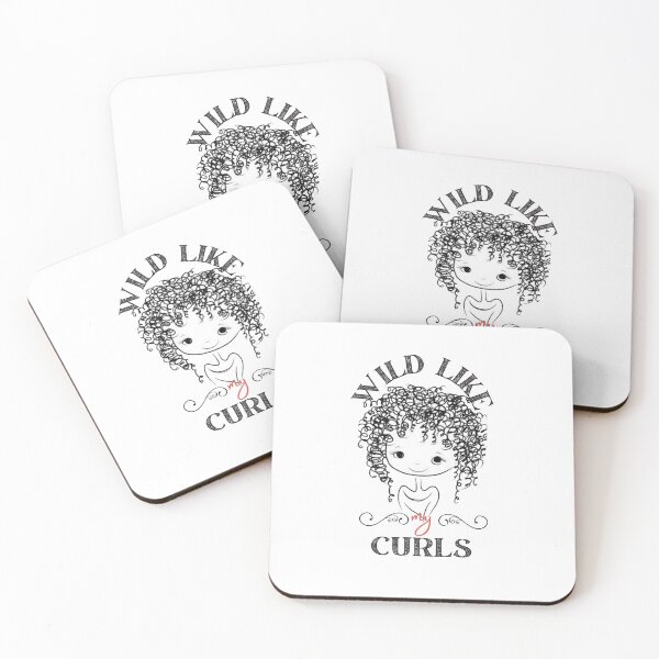 Item preview, WILD LIKE MY CURLS cute gift for girls designed and sold by zeg-shop.